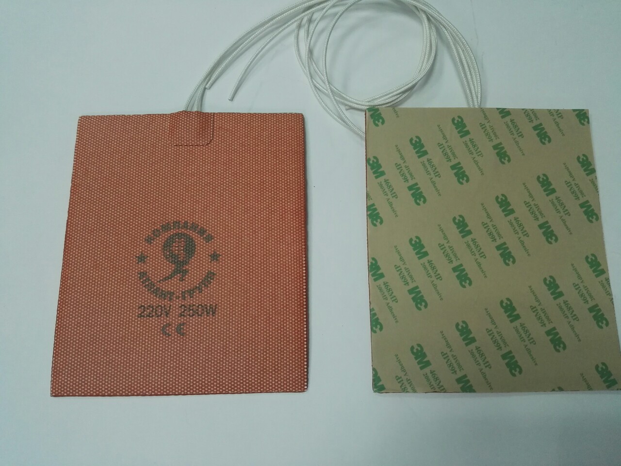 Гибкая нагревающая пластина 250Вт 220В (127*152), Атлант-Групп